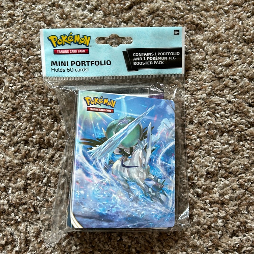 Pokémon TCG: Chilling Reign mini portfolio binder with 1 booster pack of cards
